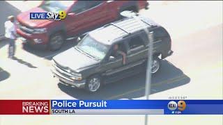 DUI Suspect Does Push-Ups At End Of Police Chase
