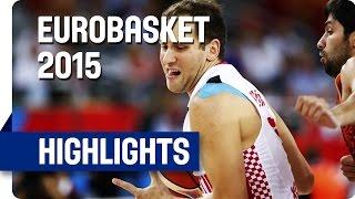 Croatia v MKD - Group C - Game Highlights - EuroBasket 2015