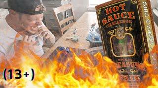 LeftSpinBeys Takes On The HOT SAUCE Challenge  #beyblade #beybladeburst #beybladechallenge