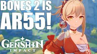 BONES 2 IS AR55! LAST ACCOUNT REVIEW! (Genshin Impact)