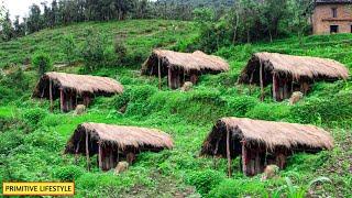 Naturally Peaceful And Beautiful Himalayan Mountain Village Life In Rainy Season || Rural Life Nepal