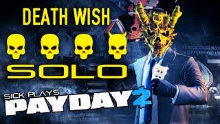 PAYDAY 2 SOLO Stealth / ECM Rush :: Death Wish :: Bank Heist Gameplay w/ SICK