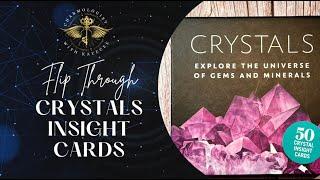 ️ Oracle Walkthrough: Crystals Insight Cards - Tarot Card Flip Through #oraclewalkthrough