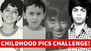 Guess the Bollywood Actors by THEIR CHILDHOOD Pictures | Bollywood Quiz Video 2019