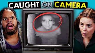 Adults React To 7 Creepiest Things Caught On Security Cameras