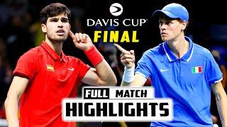 Jannik Sinner vs Carlos Alcaraz Before Davis Cup Final 2024