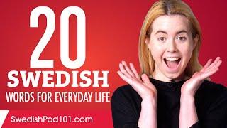 20 Swedish Words for Everyday Life - Basic Vocabulary #1