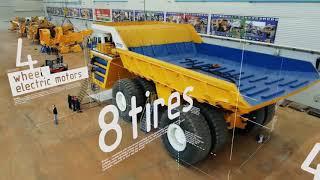 BELAZ 75710 - a világ legnagyobb dömpere (450 tonna teherbírás)