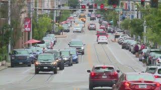 Delmar Loop Trolley testing new car Tuesday, Jan. 10