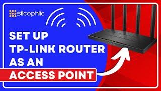 How to Set Up TP-Link Archer C80 AC1900 as an Access Point |  Configure  Router as an Access Point!