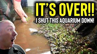 I SHUT DOWN the 700 gallon piranha aquarium -  the king of DIY