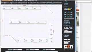 Easy Floor Plan Creator By EZR Shelving (2D Basic Cad)