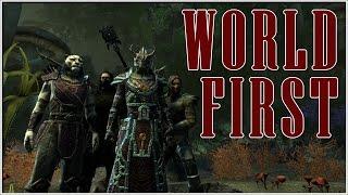 Elder Scrolls Online [Pubes with Pubs] Guild WORLD FIRST Beating Clatterclaw in Fungal Grotto!!!!