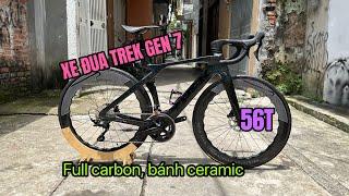 Xe đạp đua Trek Gen 7 full carbon , bánh ceramic siêu trớn chỉ hơn 5x triệu