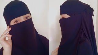 Saudi Arabia Niqab Tutorial | Arabian Niqab Style || Zainab___️