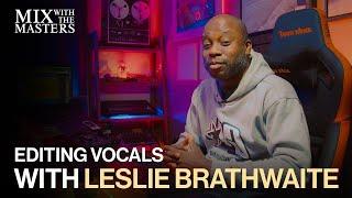 Leslie Brathwaite editing vocals for an independent artist | Sneak Peek