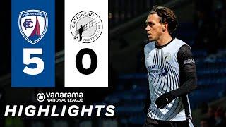 Heed defeated by National League leaders | Chesterfield 5-0 Gateshead | HIGHLIGHTS