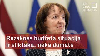 VARAM ministre: Rēzeknes budžetā situācija ir sliktāka, nekā domāts