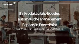 Ihr Produktivitäts-Booster: automatische Management Reports in PowerPoint