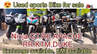 Middle Class வாங்குறமாரி SPORTS BIKES Cheapest Used Bike Market|Ninja,GT,RE,APACHE,RR,KTM,DUKE