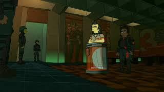 The Simpsons - Loki's TVA court trial.