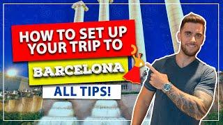 ️ Step by step to set up your trip to BARCELONA and spending very little! All tips!