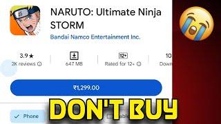 DON'T Buy This Naruto Game Before Watching!! All Method To Play On Android Offline