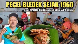 IBU INI JUALAN PECEL BLEDEK 6000 RUPIAH ‼️MULAI JUALAN SEBELUM 1965 - Kuliner Nganjuk