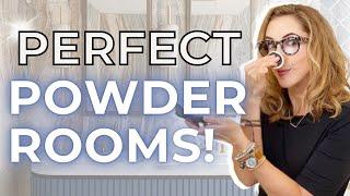 SECRET DESIGNER TRICKS | PERFECT POWDER ROOMS!