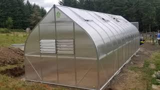 #28 Christina's Review on Climapod 9x14 greenhouse kit