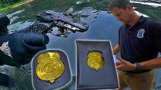 FBI Agent Gun & Badge Stolen | Scuba Divers Find Them In River!