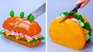 Realistic Fondant Cake Look Like Real | Awesome Colorful Cake and Dessert Compilation