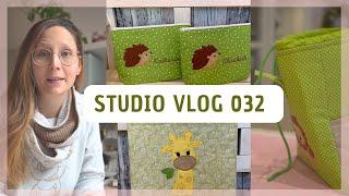 viele Aufträge vor Weihnachten - wir nähen u.a. Täschchen und eine Ankündigung - StudioVlog 32