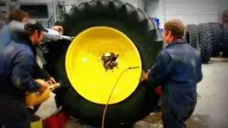 How to Seat the Bead on a Big Tractor Tire