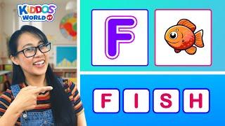 ABC Phonics and Spelling | Miss V teaches ABC Letter Sounds and Spelling Basic Words from A to Z