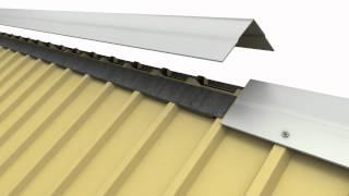 Flex-O-Vent Metal Roofing Ridge Vent