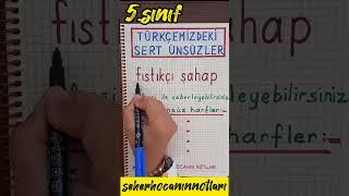 SERT ÜNSÜZLERİ ÖĞRENİYORUZ.  Kolay şifre ile aklında çok daha rahatça tutabilirsin. | Seher Hoca