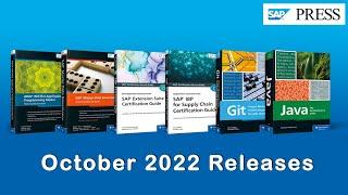 New SAP PRESS Books in October 2022: Learn SAP IBP, SAP Extension Suite, ABAP, Git, Java, and More