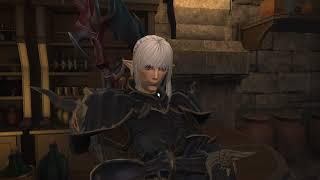 FFXIV Endwalker - Staring contest with Estinien