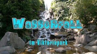 Der Wasserfall im Viktoriapark