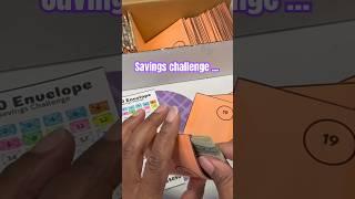 100 envelope savings challenge! In progress #cashstuffing #budget #savingschallenges