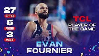 Evan FOURNIER  | 27 PTS | 5 REB | 3 AST | TCL Player of the Game vs. Lithuania