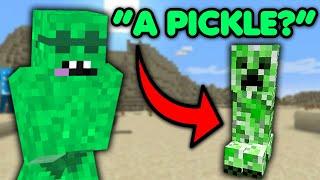 Confused Pickle plays MINECRAFT for the FIRST TIME...