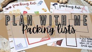 Making Packing Lists for Upcoming Trips Using KellofaPlan!