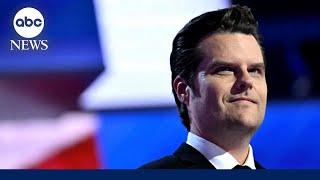 Trump stands by Matt Gaetz