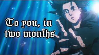 [AoT English Lyrics] Ni Kagetsu Go no Kimi he - Linked Horizon