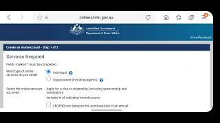 How to create immi Account for Australia Online Visa