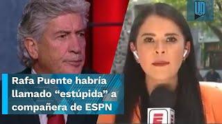 Rafa Puente le habría dicho “estúpida” a compañera de ESPN que criticó a su hijo