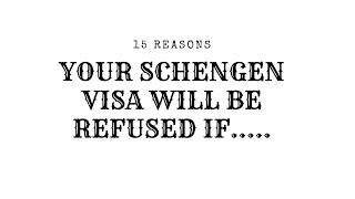 Why Your Schengen Visa will be Refused | Farrukh Dall