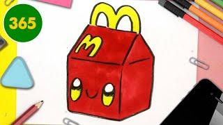 COME DISEGNARE HAPPY MEAL KAWAII - Come disegnare cibo